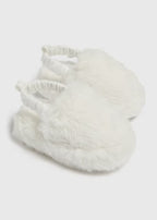 Baby Cream Fur Slippers
