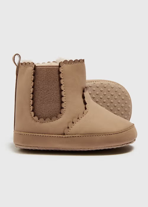 Baby Tan Soft Sole Chelsea Boots