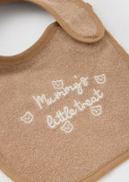5 Pack Baby Beige Terry Bibs