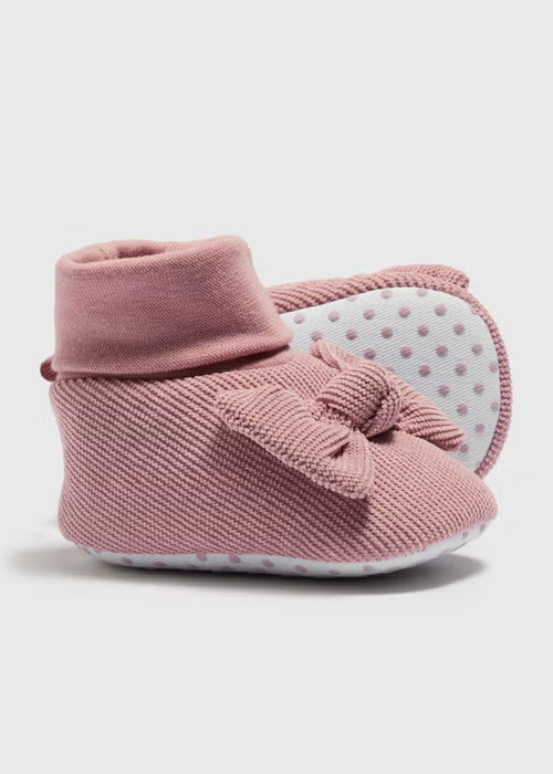 Baby Pink Bow Sock Boots