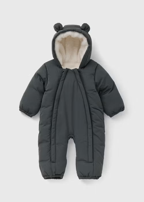 Baby Charcoal Duvet Snowsuit