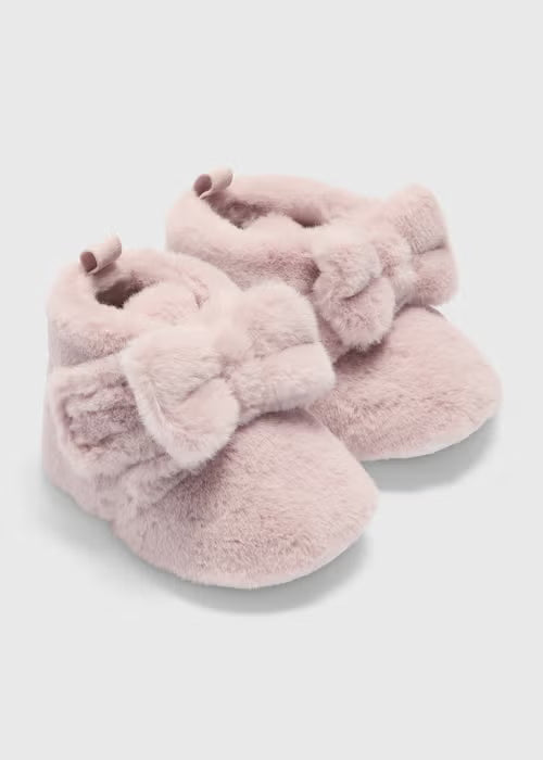 Baby Pink Fur Boots