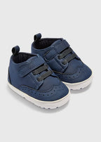 Baby Navy Brogue Shoes