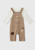 Baby Brown Cookie Top & Dungaree Se