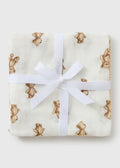 3 Pack Cream Baby Bear Muslin Cloth