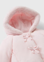 Baby Pink Bow Coat