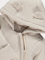 Skafander - Neutral Ribbed Jersey Hooded