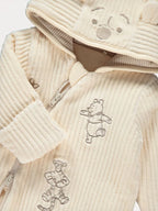 Skafander - Winnie the Pooh Cream Corduroy Hooded