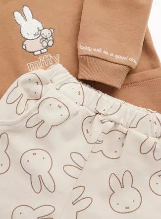 Miffy Brown Sweatshirt Set