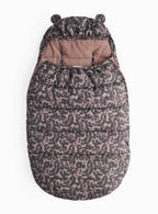 Brown Leopard Print Fleece Lined Footmuff