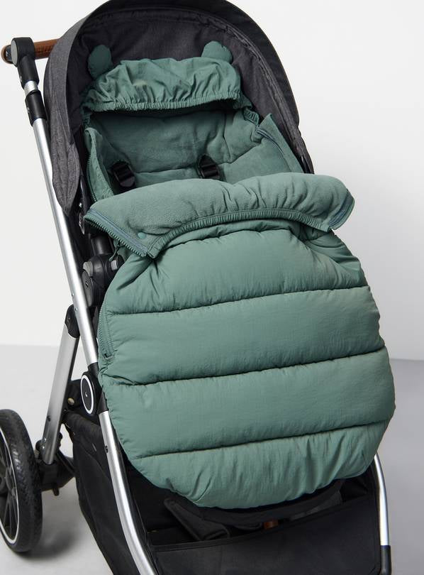 Forest Green Quilted Footmuff One