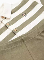 Khaki Heritage Rugby Stripe Set