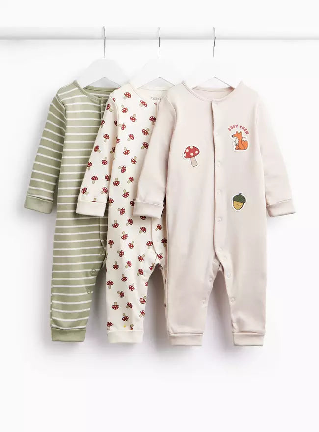 Toadstool & Fox Sleepsuits