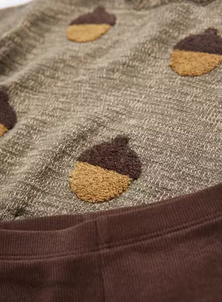 Acorn Knitted Jumper & Leggings Set Up to 3